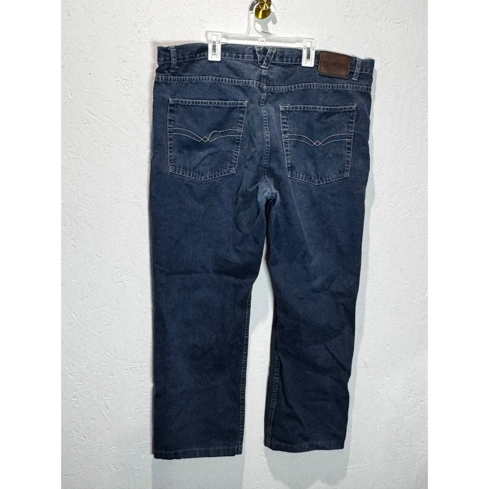 Valentino Jeans Classic Mens Indigo Blue Straight Leg Denim Pants Size 42 107cm